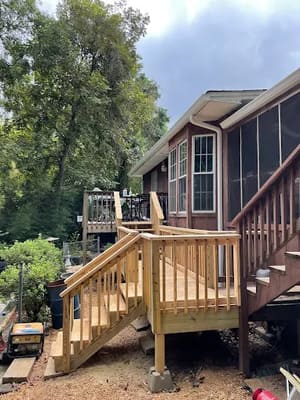 Custom Decks, Covered Decks & Fences project